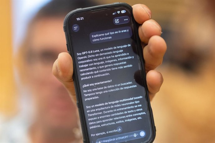 Modelo de lenguaje de OpenAI 'GPT-5.6', a 21 de septiembre de 2026, en Madrid (España). La regulación de la inteligencia artificial entra en una nueva etapa en España. El Consejo de Ministros aprobó el 26 de mayo de 2026 el Proyecto de Ley Orgánica para e