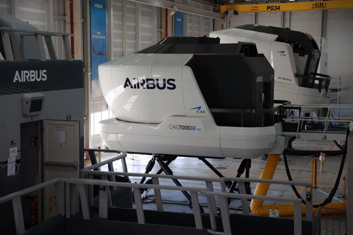 Archivo - Imagen de simuladores del International Training Centre (ITC) Airbus San Pablo. A 20 de noviembre de 2025, en Sevilla (Andalucía, España). 