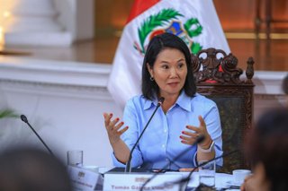 Archivo - Perú.- Presidenta Fujimori: "Confíen en este Gobierno, les devolverá el orden y la tranquilidad"