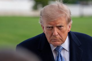 23 September 2026, US, Washington: US President Donald Trump arrives back at the White House aboard Marine One after travelling to Joint Base Andrews to welcome Chinese President Xi Jinping. Photo: Andrew Leyden/ZUMA Press Wire/dpa