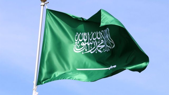 Archivo - Bandera de Arabia Saudí (archivo)