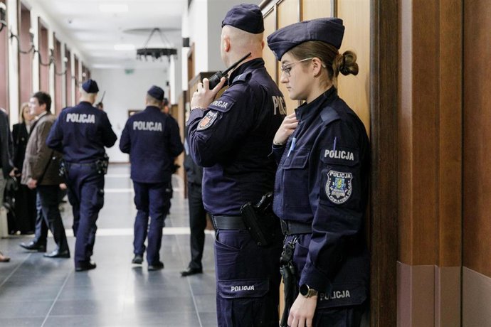 Archivo - Policía polaca