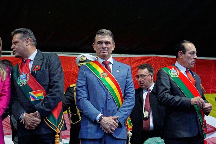 Archivo - El presidente de Bolivia, Rodrigo Paz