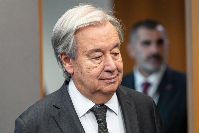 Archivo - El secretario general de la ONU, Antonio Guterres