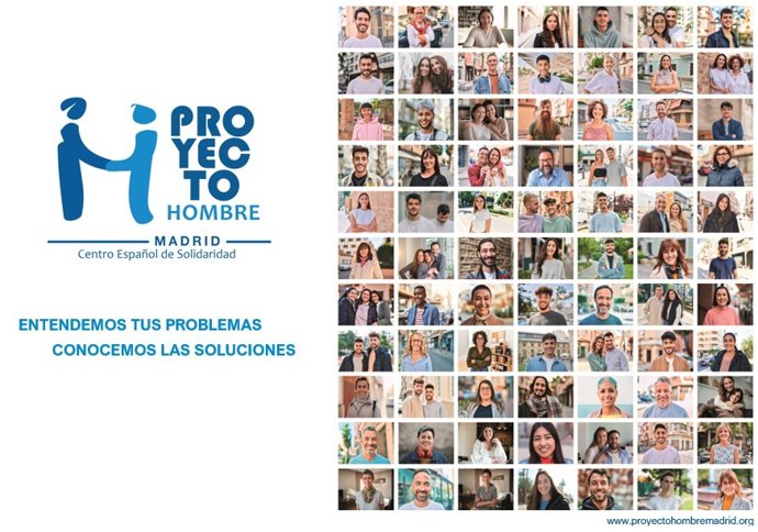 Más de 8.000 madrileños fueron atendidos en Proyecto Hombre en 2025.