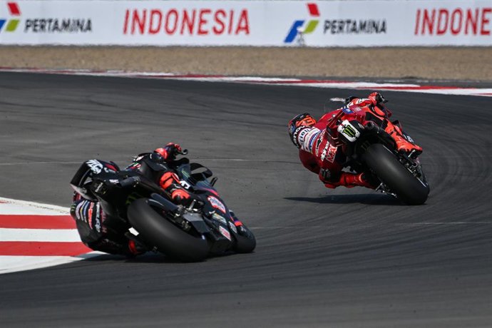 Jorge Martín y Marc Márquez en Indonesia