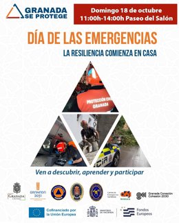 Convocatoria de jornada abierta en Granada 'Día de las Emergencias'.