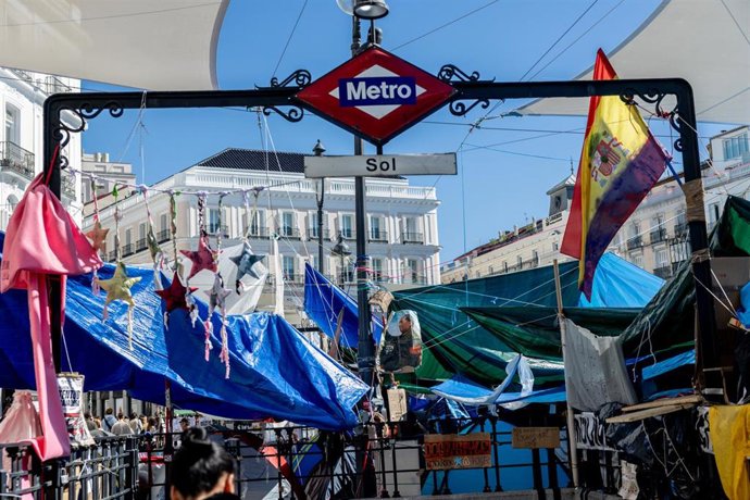 Estación de metro de Sol, en la Puerta del Sol, a 10 de octubre de 2026, en Madrid (España). 