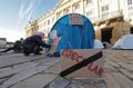 Los acampados por la vivienda de Santiago convocan este lunes una concentración antirracista y anticolonial