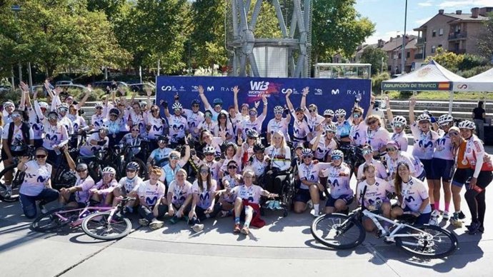 Villanueva del Pardillo reúne a 200 ciclistas en la Marcha Women in Bike