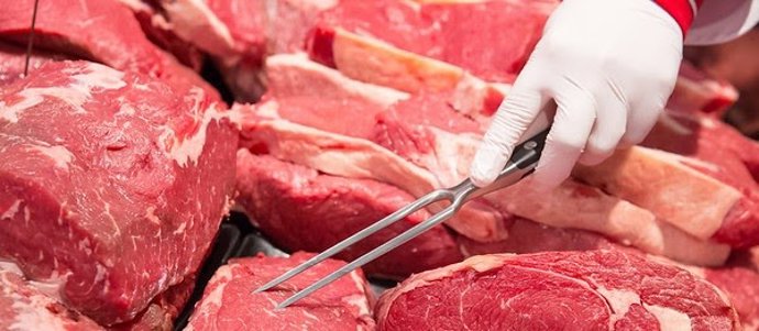 Archivo - Carne roja.
