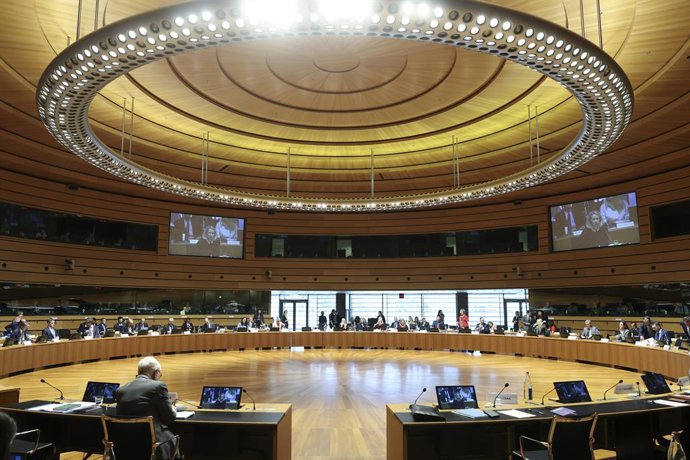 Reunião dos ministros das Relações Exteriores da UE no Conselho de Relações Exteriores (CRE), que ocorre nesta segunda-feira em Luxemburgo
