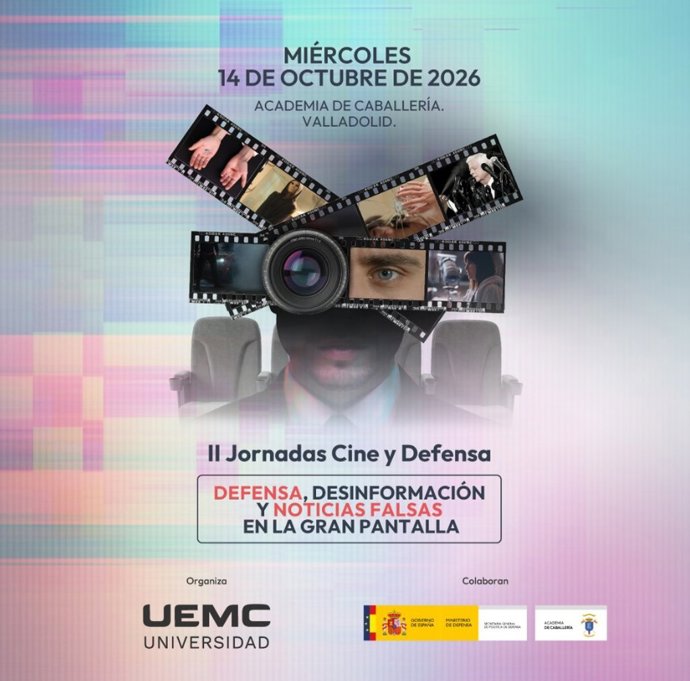 Cartel de las II Jornadas Científicas sobre Cultura de Defensa.