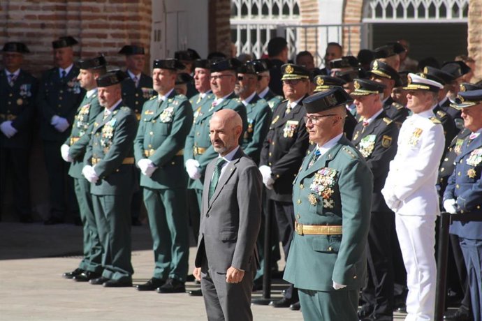 El subdelegado del Gobierno en Málaga, Javier Salas, preside el acto central de conmemoración del Día del Pilar, patrona de la Guardia Civil, celebrado en Archidona