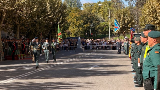 Celebración de la patrona de la Guardia Civil en Navarra.