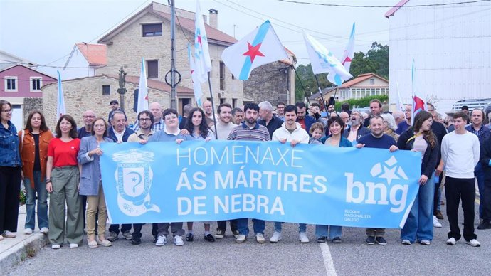 Acto do BNG en recordo das mártires de Nebra
