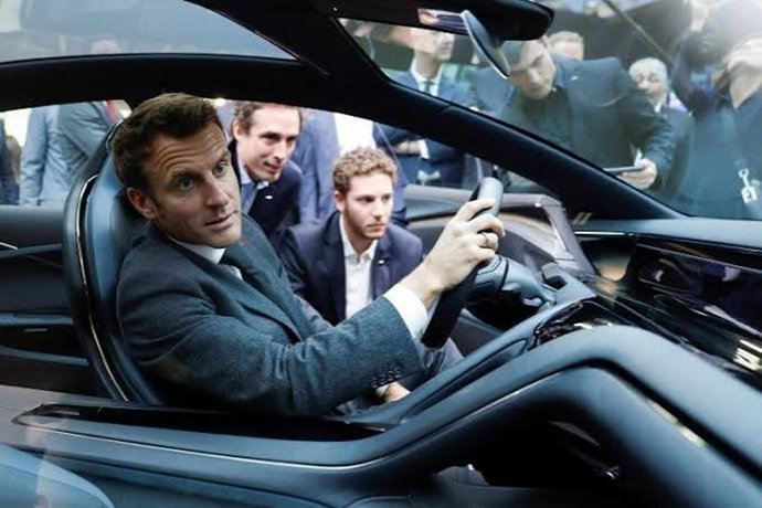 El presidente de Francia, Emmanuele Macron