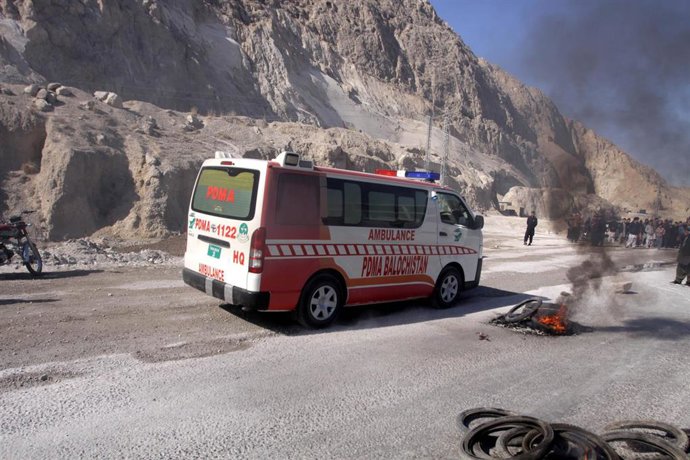 Archivo - Una ambulancia en Quetta, Pakistán