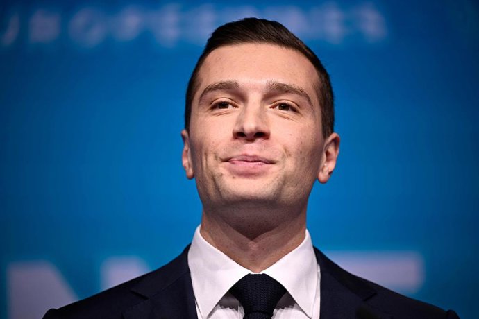 Archivo - Arquivo - O presidente do partido de extrema direita Agrupación Nacional, Jordan Bardella.