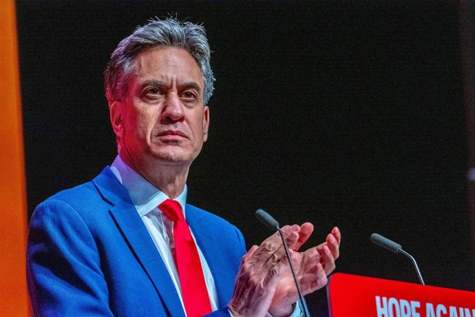El ministro de Exteriores británico, Ed Miliband 