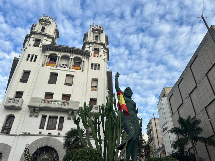 Edificio Trujillo de Ceuta situado en Paseo del Revellín nº 1 (Ceuta), a 12 de octubre de 2026.