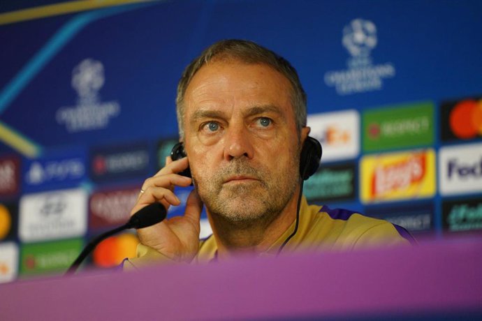 El entrenador del FC Barcelona, Hansi Flick