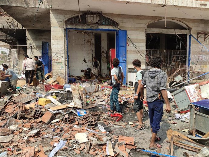Archivo - Explosión en Yemen (archivo)