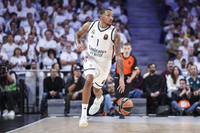 Nick Smith Jr durante un partido con el Real Madrid