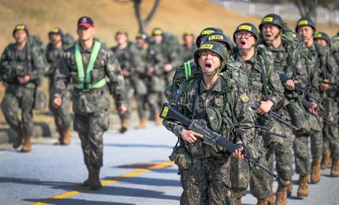 Servicio militar en Corea del Sur (archivo)