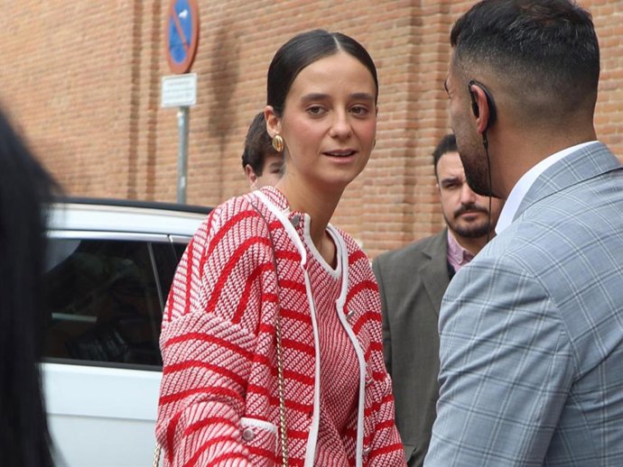 Victoria Federica, a su llegada a Las Ventas este lunes 12 de octubre