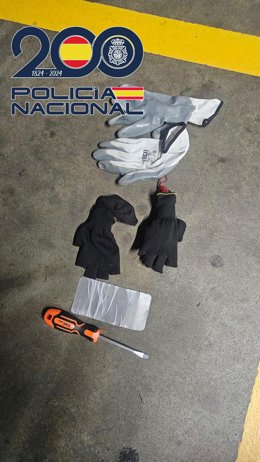 Objetos y utensilios usados por los delincuentes