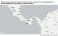 Registrado un nuevo terremoto de magnitud 6,4 en el sur de Panamá
