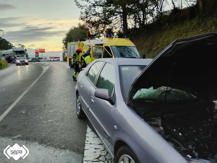 Accidente de tráfico en Llanes