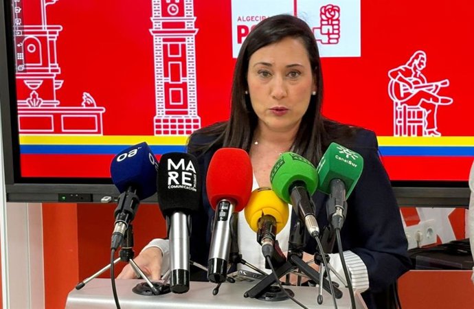 Archivo - La secretaria general del PSOE de Algeciras y portavoz municipal, Rocío Arrabal.