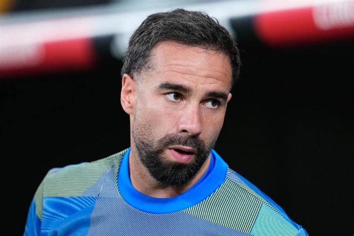 Archivo - Daniel Carvajal (Real Madrid CF), en un partido de LaLiga EA Sports 2025-26 ante el Deportivo Alavés en el Santiago Bernabéu.