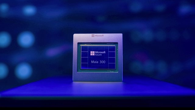 El nuevo chip de IA de Microsoft Azure Maia 300.