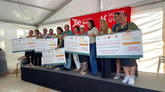 Ganadores del III Concurso de Recetas Caseras de la Sierra Morena de Sevilla.
