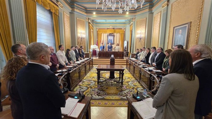 Pleno en la Diputación de Albacete.