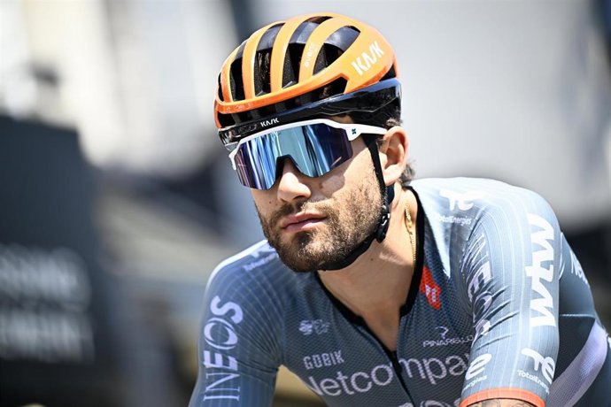 Archivo - El ciclista italiano Filippo Ganna disputando el Tour de Francia 2026