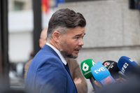 Rufián defiende que ERC y Comuns deben "hablar, escucharse" tras el acuerdo ERC-Podemos