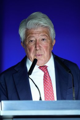 Archivo - Enrique Cerezo, presidente del Atlético de Madrid.