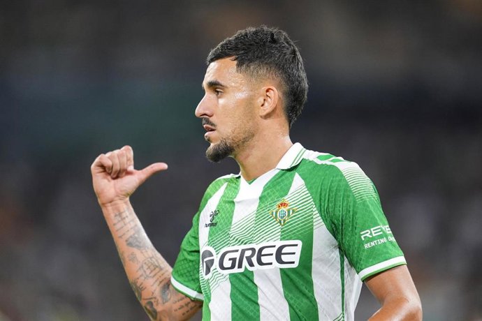 El centrocampista español del Real Betis Dani Ceballos.