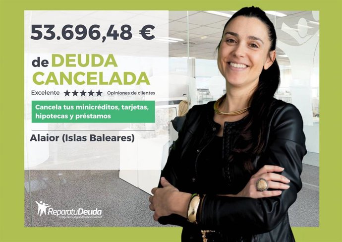 Repara tu Deuda transforma 53.696,48 € de deuda en una nueva oportunidad en Alaior (Islas Baleares) con la Ley de Segunda Oportunidad