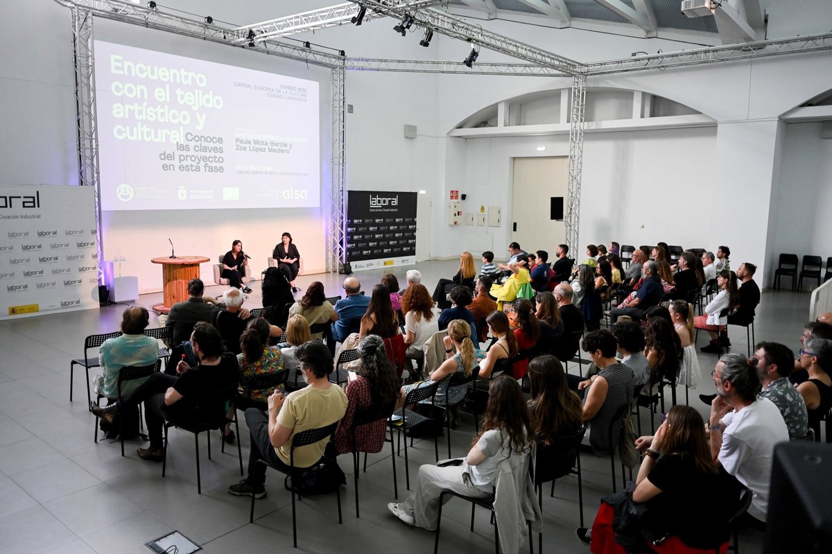 Encuentro con el tejido artístico y cultural de Oviedo.