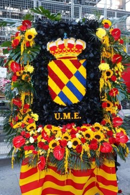 Arreglo floral de la UME ganador del Concurso del XI Concurso de Flores, Canastillas y Arreglos Florales de las fiestas del Pilar 2026