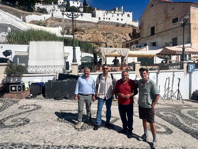 Rodaje de ‘Fuimos Eternos’ en Frigiliana, Málaga.