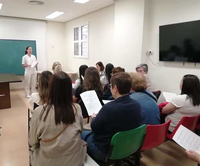 Una de las actvidades de la Semana de la Salud de Santiago-Pontones.