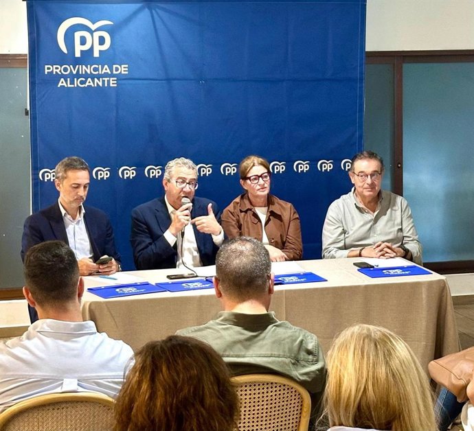 Comité ejecutivo provincial del PP de la provincia de Alicante