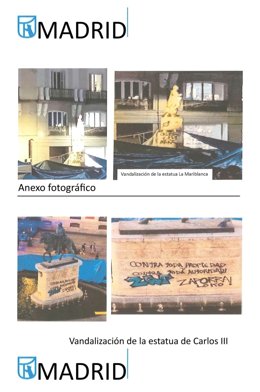 Ayuntamiento envía otro requerimiento al delegado ante "grupos radicales" y "daños patrimoniales" por acampada que crece