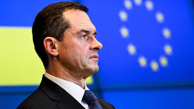 El viceprimer Mvnistro para la Integración Europea y Euroatlántica de Ucrania, Vsevolod Chentsov, durante la Cuarta Conferencia de Adhesión con Ucrania